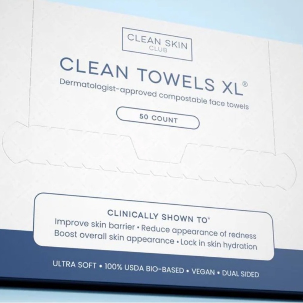 Clean Skin Club Clean Towels XL sealed box
